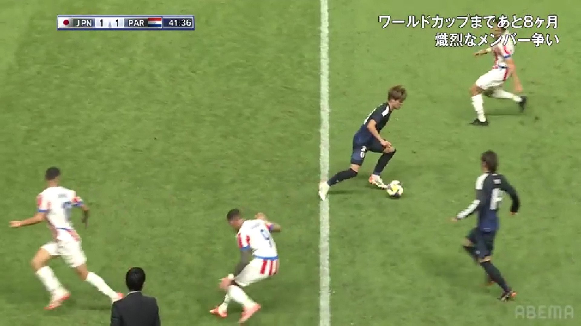 【映像】ボール回収→圧巻40m独走でチャンスメイク