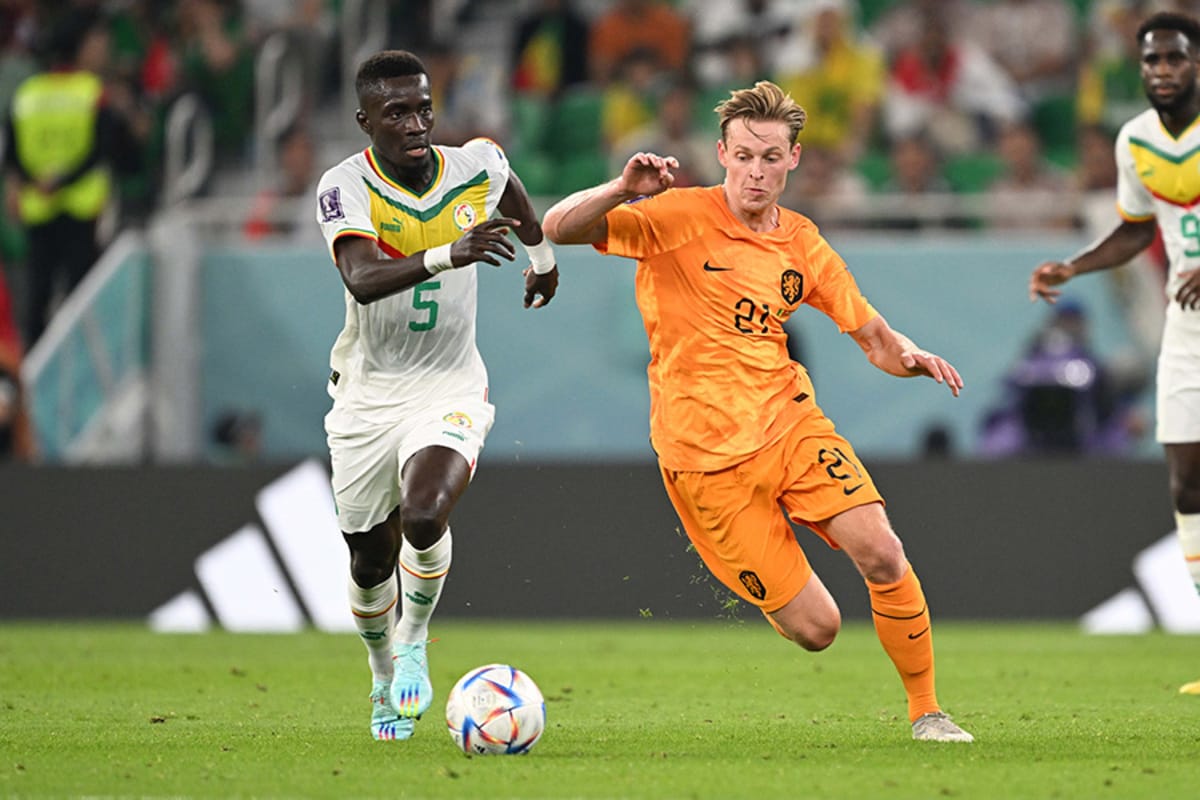 オランダ代表 21番 フレンキー・デヨング サッカーシャツ