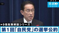 【9党の政策を解説】第1回｢自由民主党｣