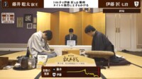 【映像】藤井叡王VS伊藤七段 叡王戦第3局終局の瞬間