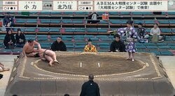 変な倒れ方した… まさかの“珍手”で大逆転 予期せぬ展開に敗れた力士対応できず