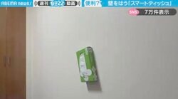「もしかして便利なんじゃ…？」縦横無尽に壁を走るティッシュ箱が、SNSで話題「クシャミで即座に来てくれる仕様に！」「回転してキモいｗ」