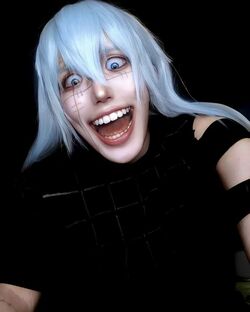 「呪術廻戦」真人の狂気顔も大反響 コスプレイヤーだるまの“完コピ”が絶賛される