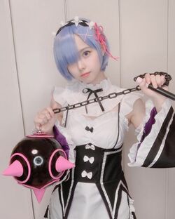 ラストアイドル・松本ももなが『リゼロ』レムに変身！「優勝」「可愛さ鬼がかってる」とファン歓喜