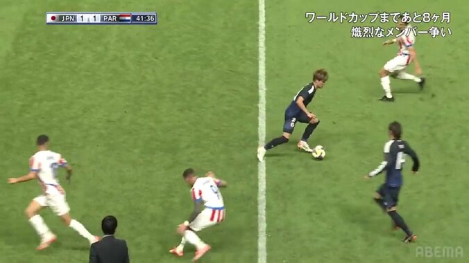 【映像】ボール回収→圧巻40m独走でチャンスメイク