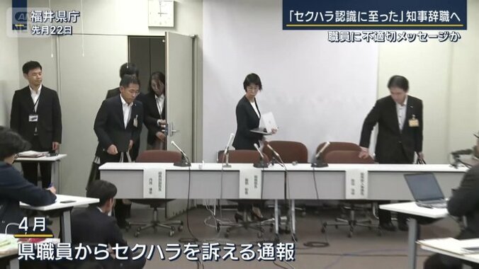 県職員からセクハラを訴える通報