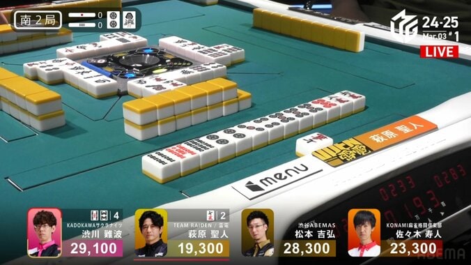 萩原聖人のアガリ