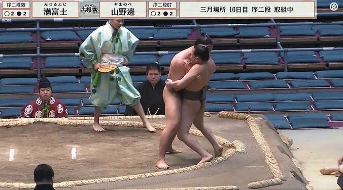 大相撲で「何だ今のパワースラムみたいなのはw」16歳小兵の逆転劇が話題 見事すぎる完成度に館内どよめき 2枚目