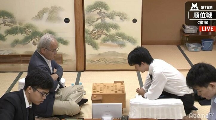 藤井聡太七段、無傷の4連勝へ夜戦突入　ベテラン高橋道雄九段と熱戦／将棋・順位戦C級1組