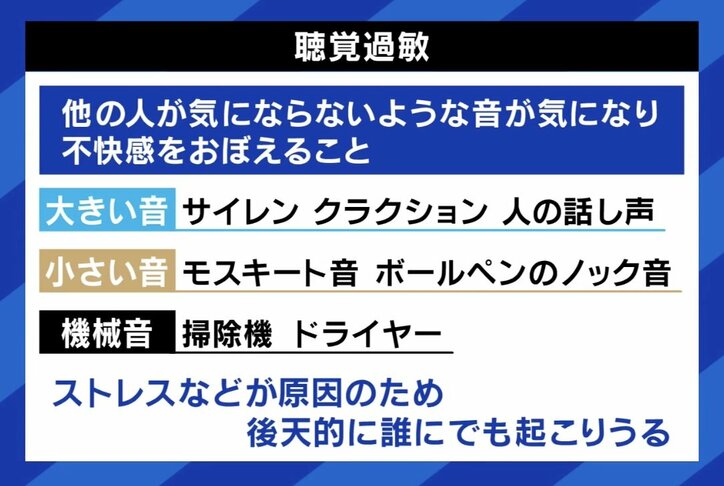 【写真・画像】「突発的な音に恐怖」 通常の2〜3倍の聞こえ方にも? “聴覚過敏”の生きづらさ 医師「慢性期になると耳だけの問題ではなくなる」、治療法は 3枚目