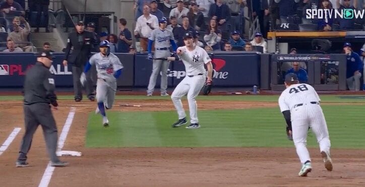 【写真・画像】何が起きた？ 大谷翔平に“想定外のアクシデント”「いきなりどうした？」 チャンスに“まさかの展開”「打たせてよ！」　1枚目