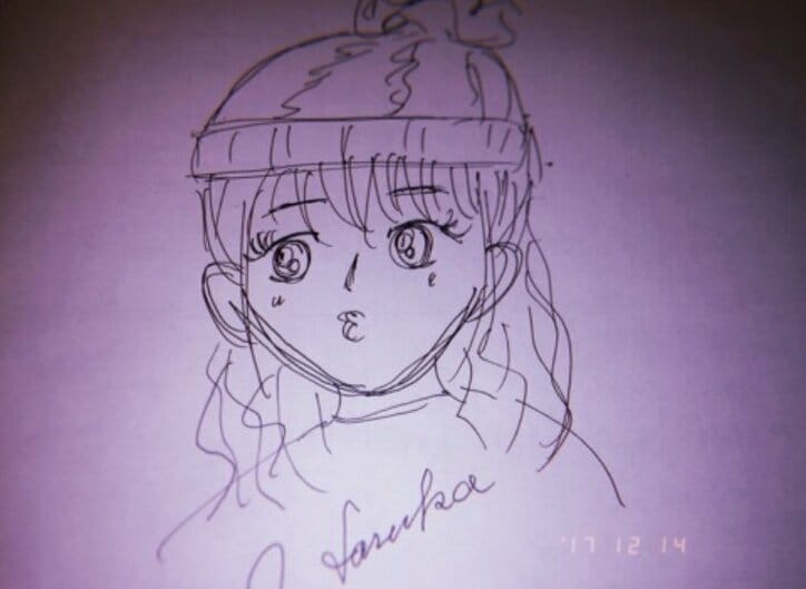 福原遥が大友花恋と優雅な一日を過ごし似顔絵描いてもらう「そのまんま描いてくれた笑 嬉しい」