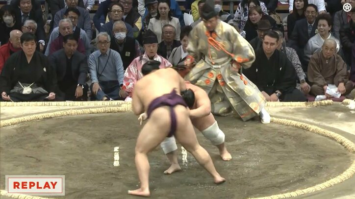 【写真・画像】固唾をのんで取組を見守る人気俳優の姿（複数カット）　1枚目