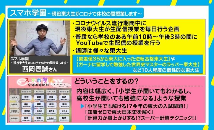「東日本大震災時に休校を経験」 一斉休校の学生にYouTubeで授業、現役東大生が語る“エドテックの可能性”