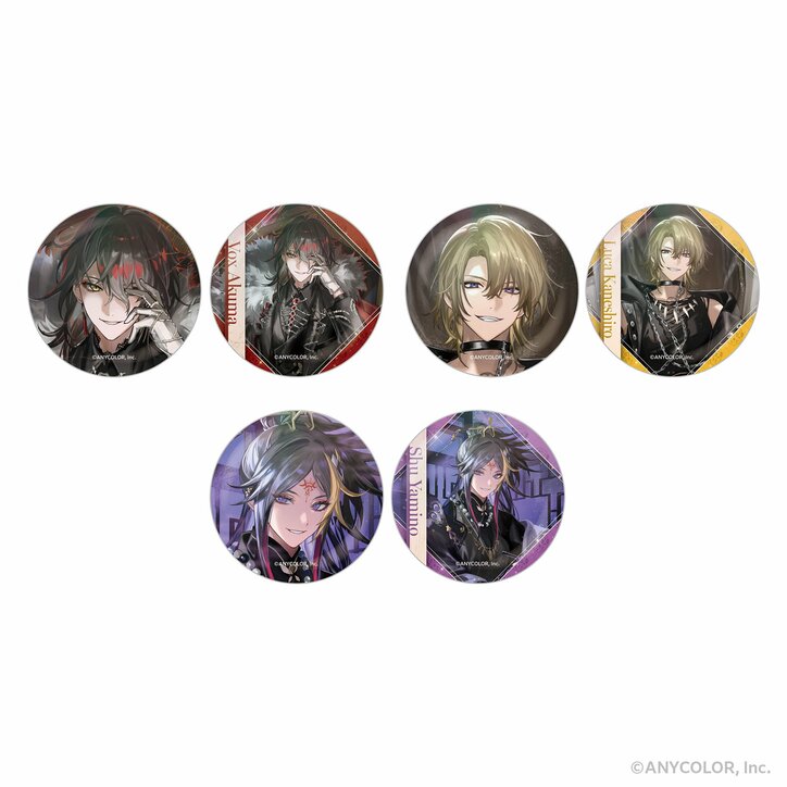 【写真・画像】NIJISANJI EN「Luxiem」4周年記念グッズ予約開始、ヴィランをテーマにした黒衣装の描き下ろし　3枚目