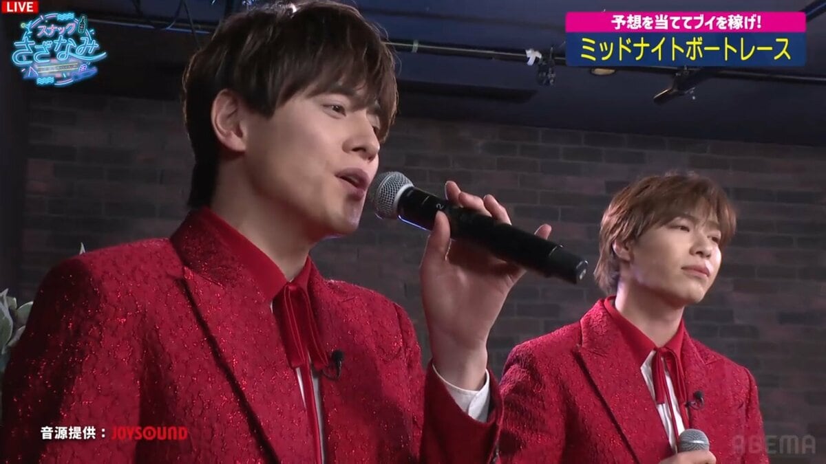 公式で初のデュエット SHOW-WA・向山毅と塩田将己の歌声にファン