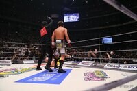 【画像】“前のめり”ダウンで劇的決着