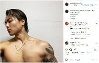EXILE TAKAHIROの“超バキバキ系”肉体美ショットにファン悶絶「さわりたいっ！」「厚い胸板にズキュン」