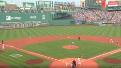 ウソでしょ…？ 吉田正尚の打球で“謎のハプニング”「これは…」「何してんの？」ド軍野手がとんでもないプレーをしてしまう