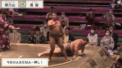 大関経験者・朝乃山が初黒星の大波乱…土俵際でまさかの失速“7戦全勝”消滅「これはジャイアントキリング」「UMA祭り！」視聴者興奮