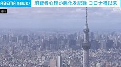 消費者心理が悪化を記録 コロナ禍以来