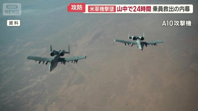 アメリカ軍のA10攻撃機