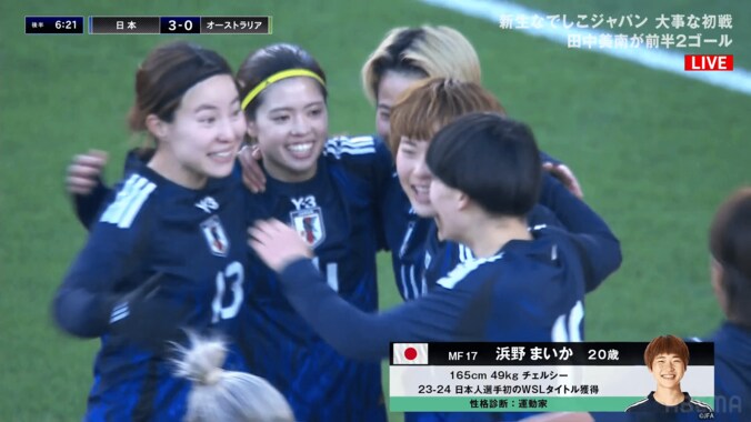 【写真・画像】超連携！ なでしこジャパンが「まるでバルサ」の芸術的スーパーゴール「うめえええ」「強すぎ」“９人で13本のパス”長谷川唯や藤野あおばらで完璧に崩した瞬間　1枚目
