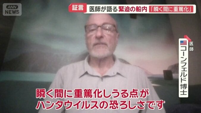 アメリカ人医師　コーンフェルド博士