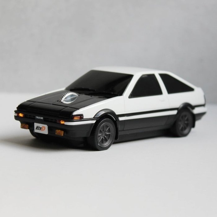 [Photos/Images] Takumi Fujiwara's beloved AE86 from "Initial D" becomes a wireless mouse! Comes with functioning headlights & taillights, plus a bonus mouse pad. 4th