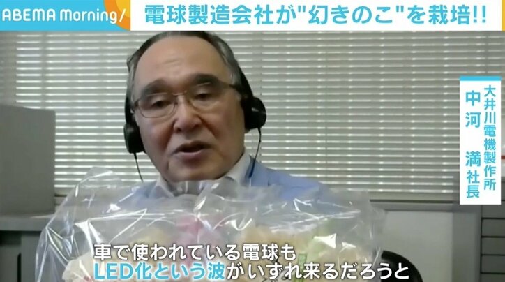 納税返礼品の“幻のきのこ” 栽培するのは電球製造会社「培った“品質”や“納期管理”で」