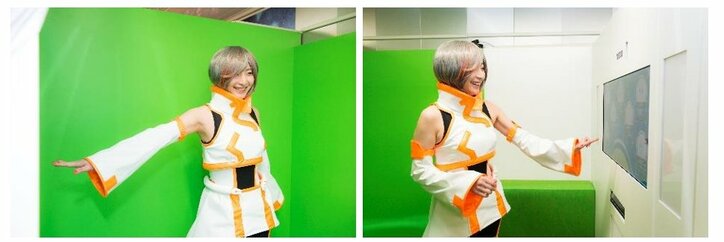 声優・佐倉薫、ゲーム業界に転身…? 世界に一つだけの履歴書が作れる「証明写真機」を体験