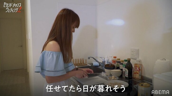 バツイチ同士でマッチングした2人が同棲スタート!初めての夜に「本音で語りましょう」『セカンドチャンスウェディング2』第2話