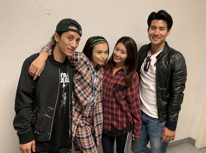 テラハ大志＆智可子、misono夫妻と4ショット「一緒にいれて楽しかった」