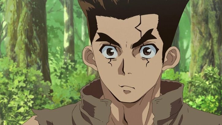 アニメ「Dr.STONE」第2話あらすじ&先行カット解禁! 霊長類最強の高校生、獅子王司が復活