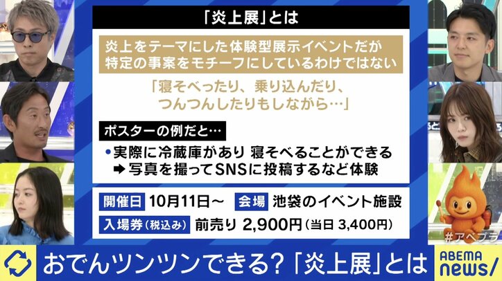 「炎上展」とは