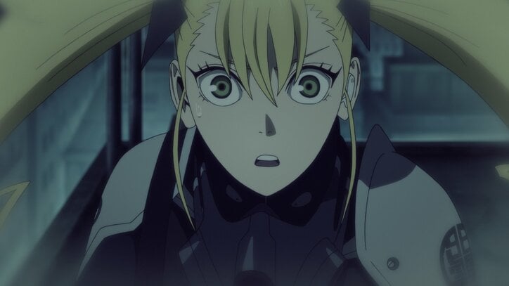 アニメ「怪獣８号」7話場面カット 四ノ宮キコル