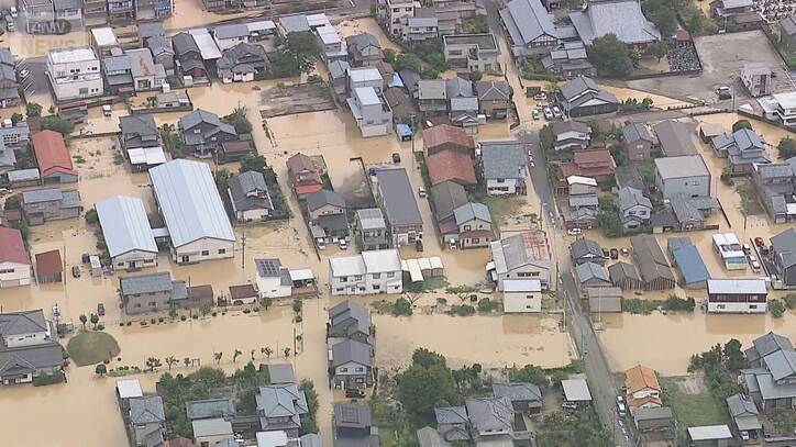 福井で一時大雨特別警報 観測史上1位の24時間雨量 浸水被害…空港水没や道路冠水も