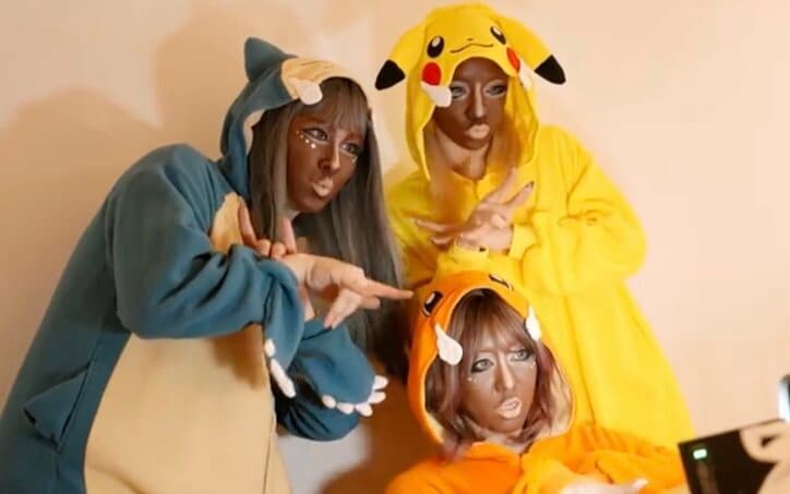 【写真・画像】人気YouTuber、マンバギャルメイクで激変した姿を披露「本気のタイマンをしにきました」　1枚目