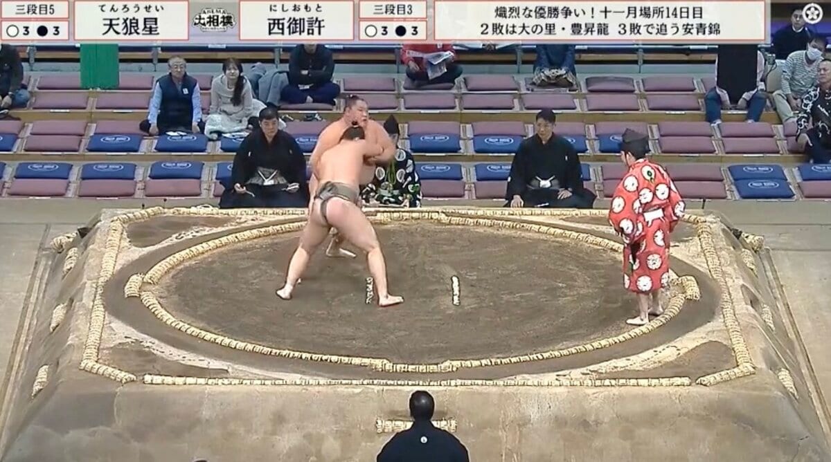 まわしが大変なことに…」体重176キロ力士の“あまり見たことのない姿”に 