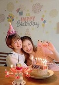  矢口真里、自宅で手島優の誕生日会を開催「最高の40代になりますように」 