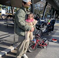 藤本美貴『家族でお散歩♡』