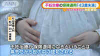 不妊治療の保険適用　女性43歳未満へ「病気と認知」