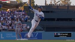 芸術点も満点！？大谷翔平が見せたバットフリップが美しい…逆転弾からの確信歩きからの様式美でも魅了「カッコよすぎ」