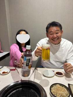 花田虎上、4日ぶりにお酒を“解禁”「週末なので久しぶりの乾杯」