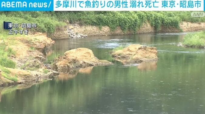 東京・昭島市の多摩川