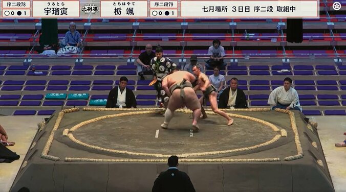 「体重差3倍はやばい」「土俵下に吹っ飛んだ」無差別級対決で“縦一回転”の衝撃決着 2枚目