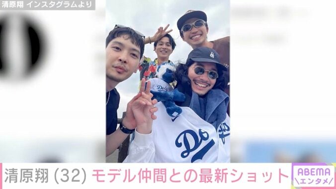 【写真・画像】脳出血で3度の手術・療養中の清原翔、デル仲間との最新ショットに反響「ステキな笑顔ありがとう！」「全員イケメン眼福」　1枚目