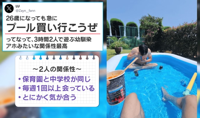 大人2人で全力の“真夏の青春”
