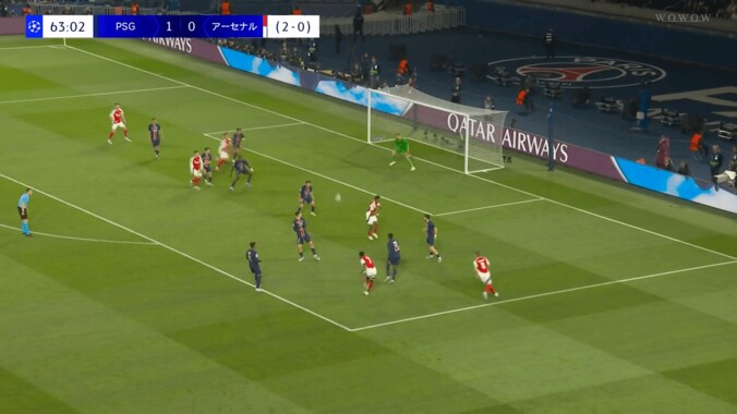 アーセナル・ファン絶望…PSG守護神の“指先スーパーセーブ”にSNS騒然！「ドンナルンマ人間やめてる」「まじで勘弁して…」「理不尽すぎる」Ｘトレンド入り【CL準決勝】 2枚目