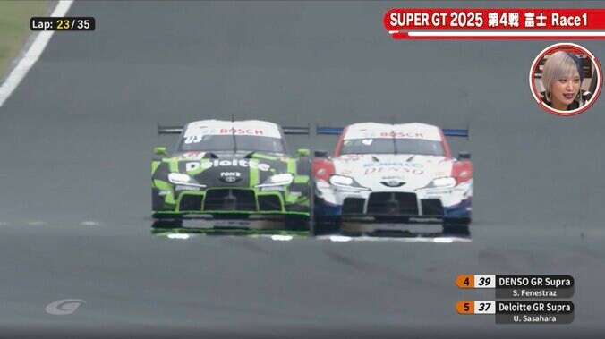 「あれはあかんやろ」スープラVSスープラで「左に切ってる」 まさかの接触バトルに脇阪寿一も“激おこ”？ スタジオ“一瞬だけ”緊張走る 3枚目